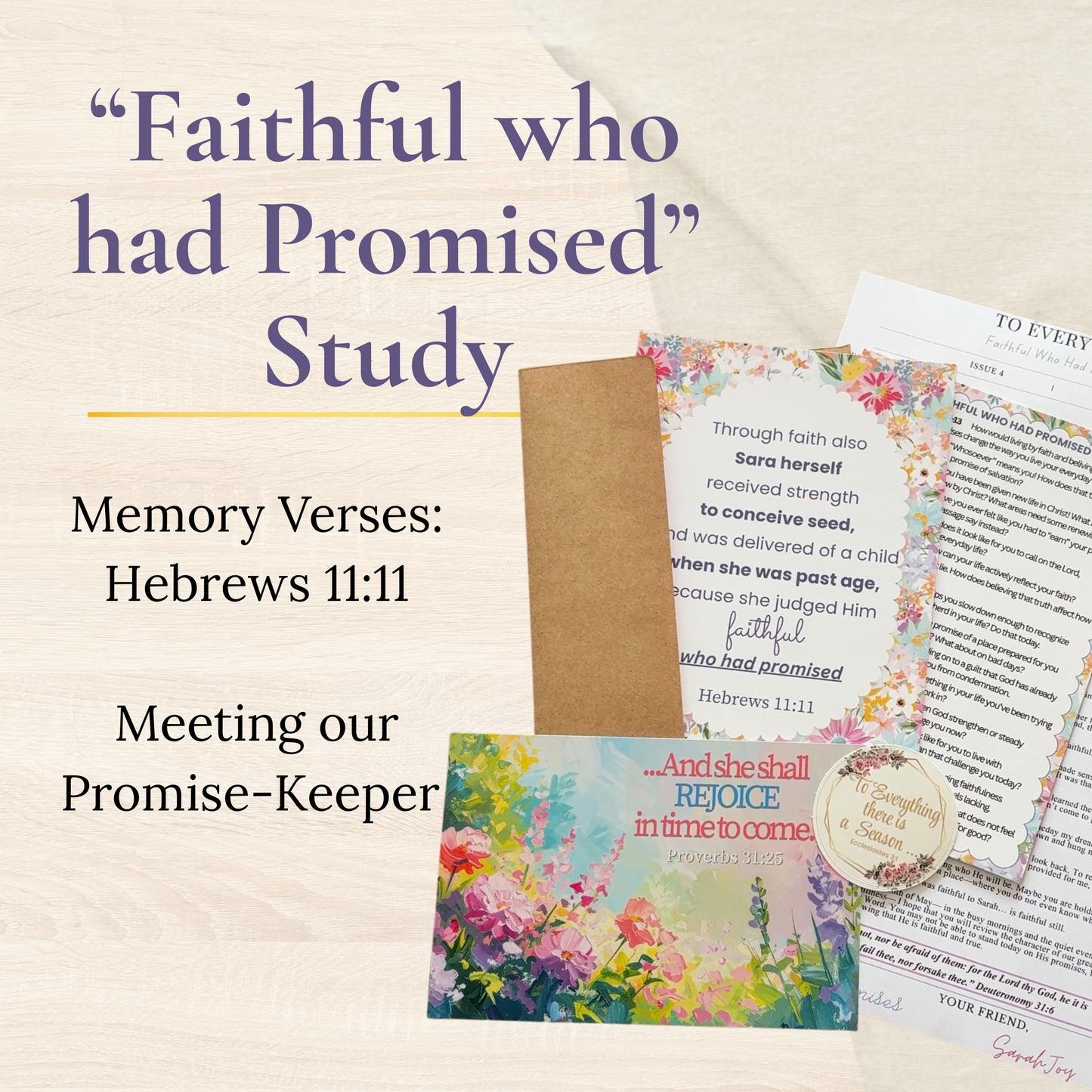 Faithful Who Had Promised Study- May 2026